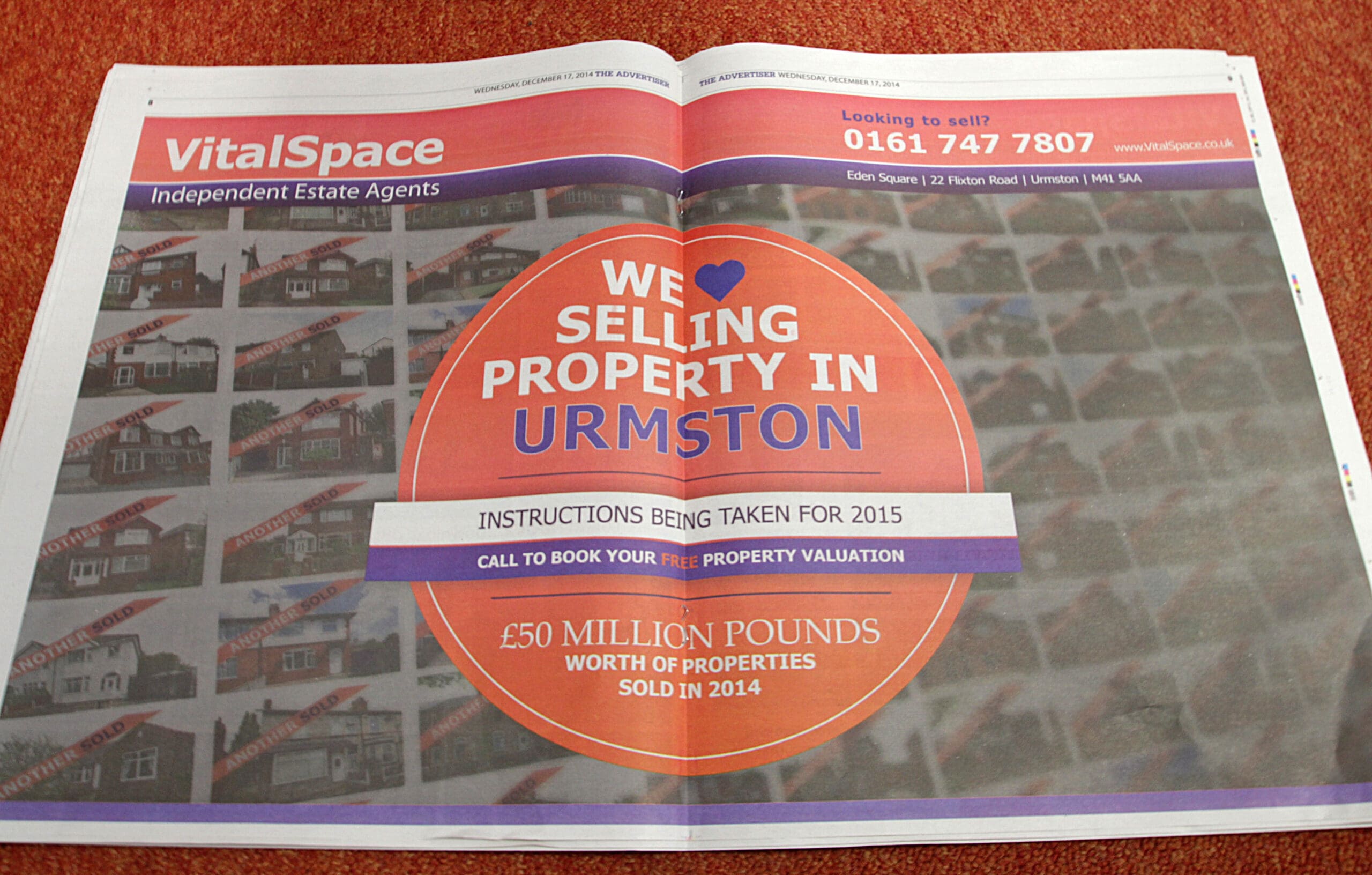 Selling more in Urmston